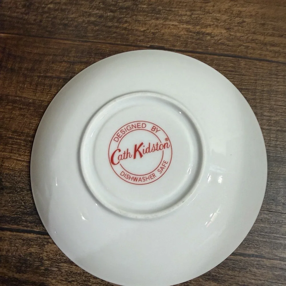 Cath Kidston Little Birds 5pc Breakfast Tea Cup Saucer Bowl Set